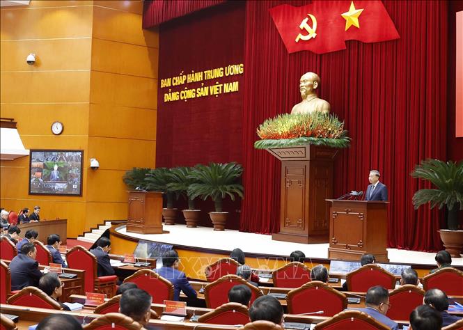 Tổng Bí thư Tô Lâm nêu '3 đột phá' trong phòng, chống tham nhũng, lãng phí, tiêu cực Tổng Bí thư Tô Lâm phát biểu chỉ đạo. Ảnh: Thống Nhất/TTXVN