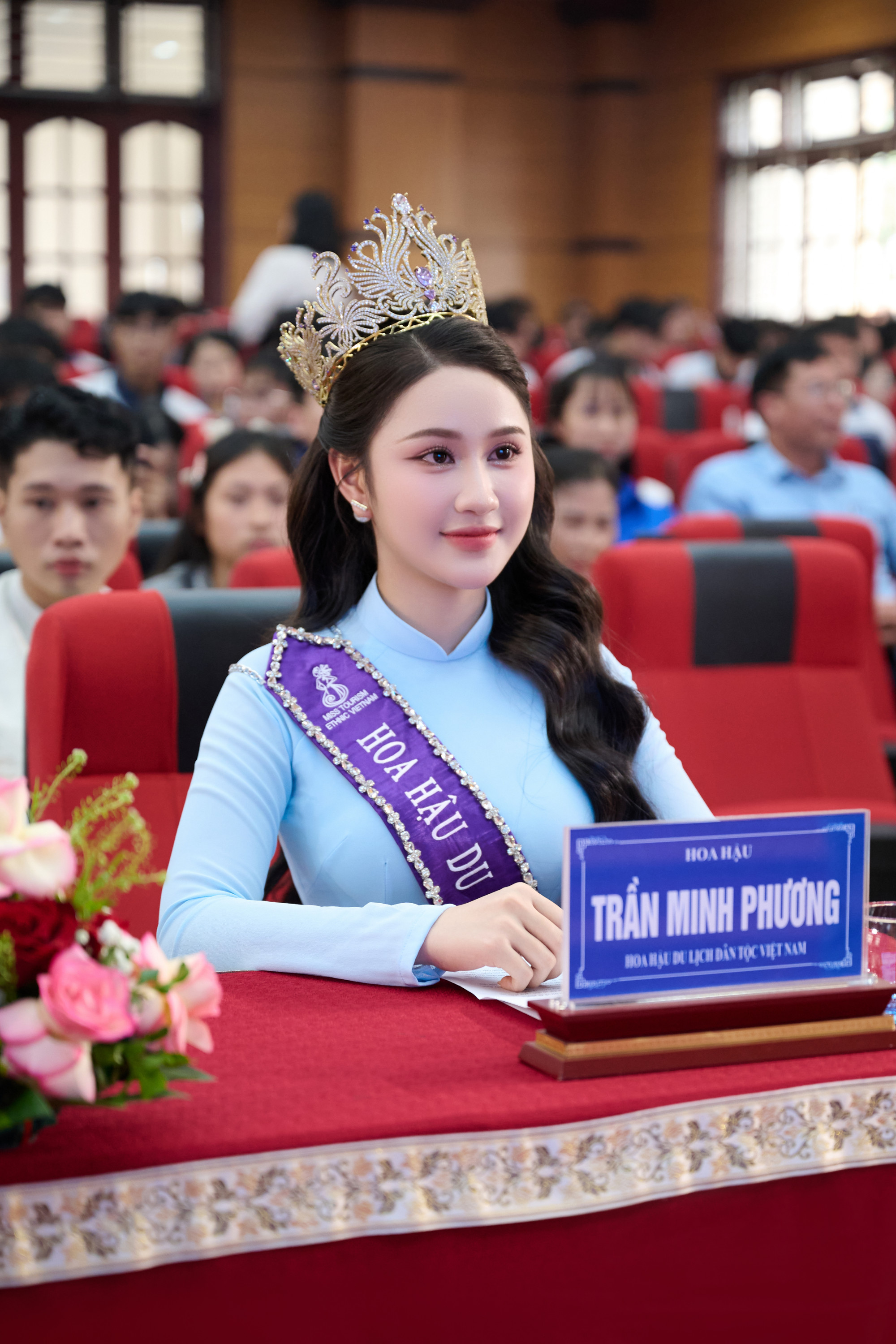 Hoa hậu Trần Minh Phương kỳ vọng nhiệm kỳ của mình sẽ lan tỏa giá trị tích cực qua các hoạt động thiện nguyện, dự án cộng đồng và quảng bá du lịch.