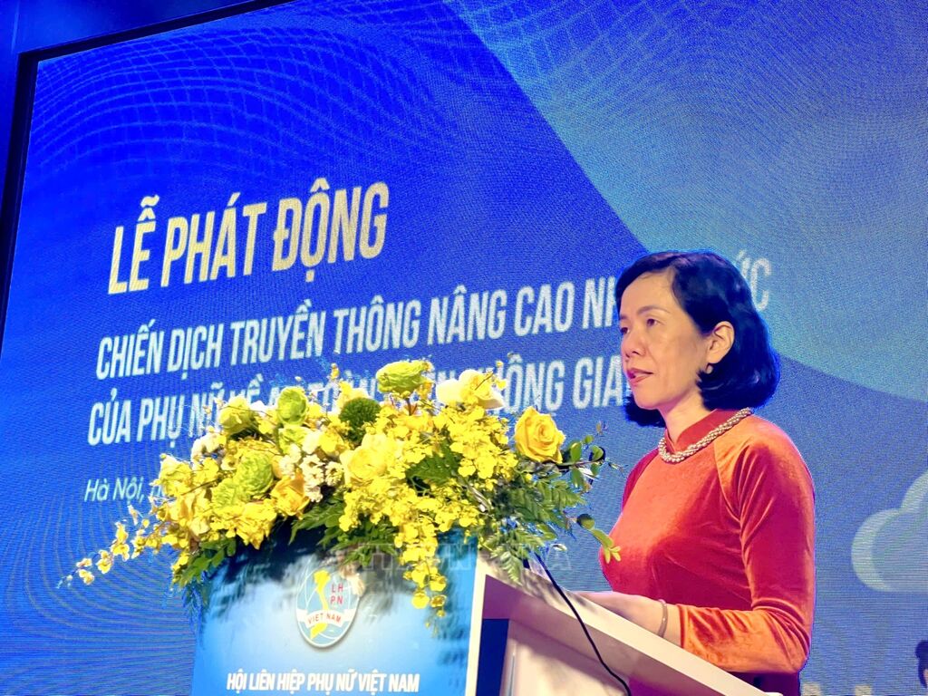 Phó Chủ tịch Hội LHPN Việt Nam Nguyễn Thị Minh Hương - ảnh: P.H.