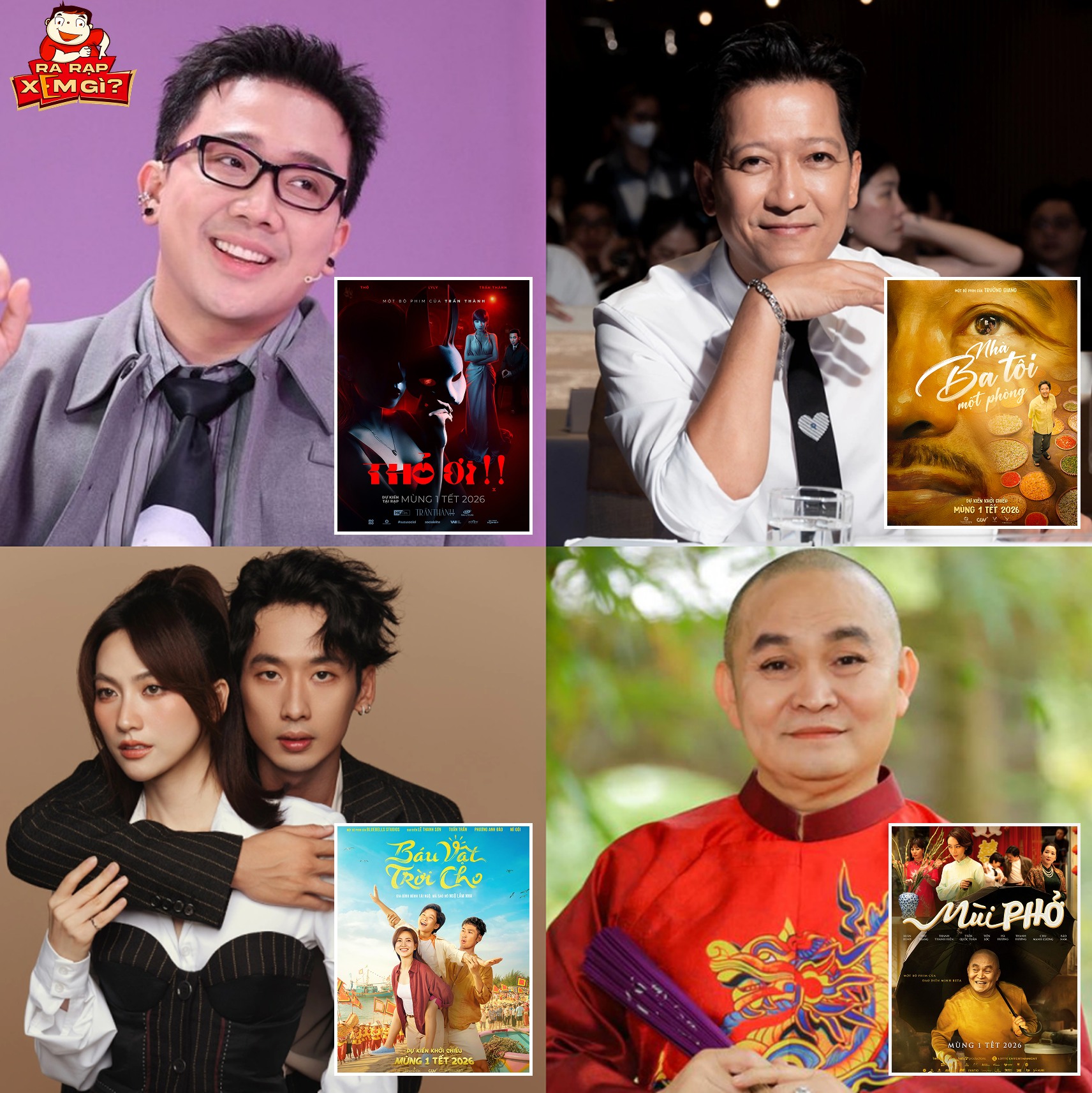 Tết 2026 thị trường có 4 phim cạnh tranh 