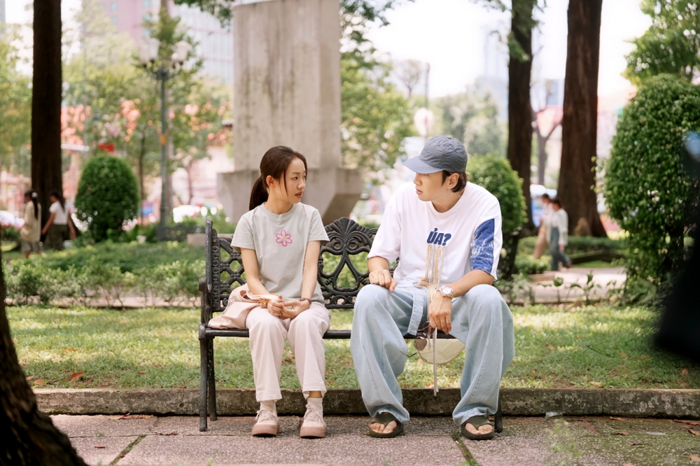 TPHCM là bối cảnh chính trong phim hợp tác Việt - Hàn Tay anh giữ một vì sao - Ảnh do đoàn phim cung cấp