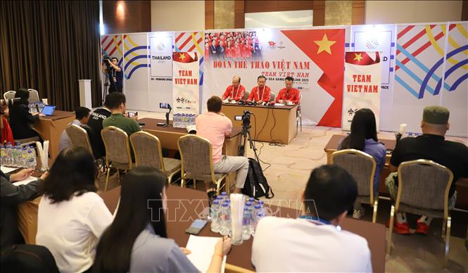 Quang cảnh cuộc gặp mặt. Ảnh: Đỗ Sinh/PV TTXVN tại Thái Lan