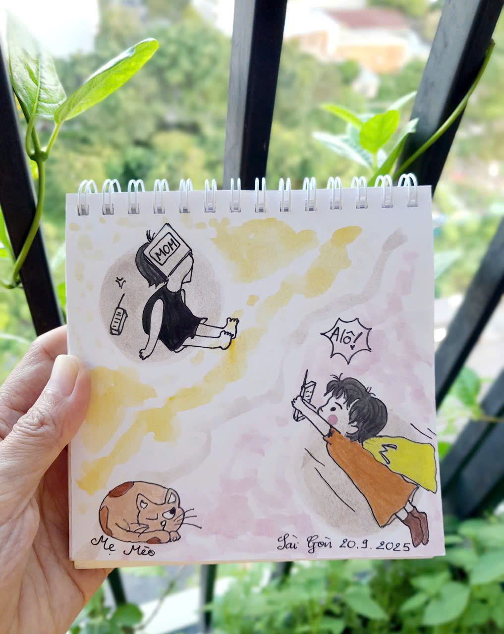 Thay vì chốt đơn khi buồn chán, tôi chọn vẽ tranh để thư giãn sau mỗi đợt stress