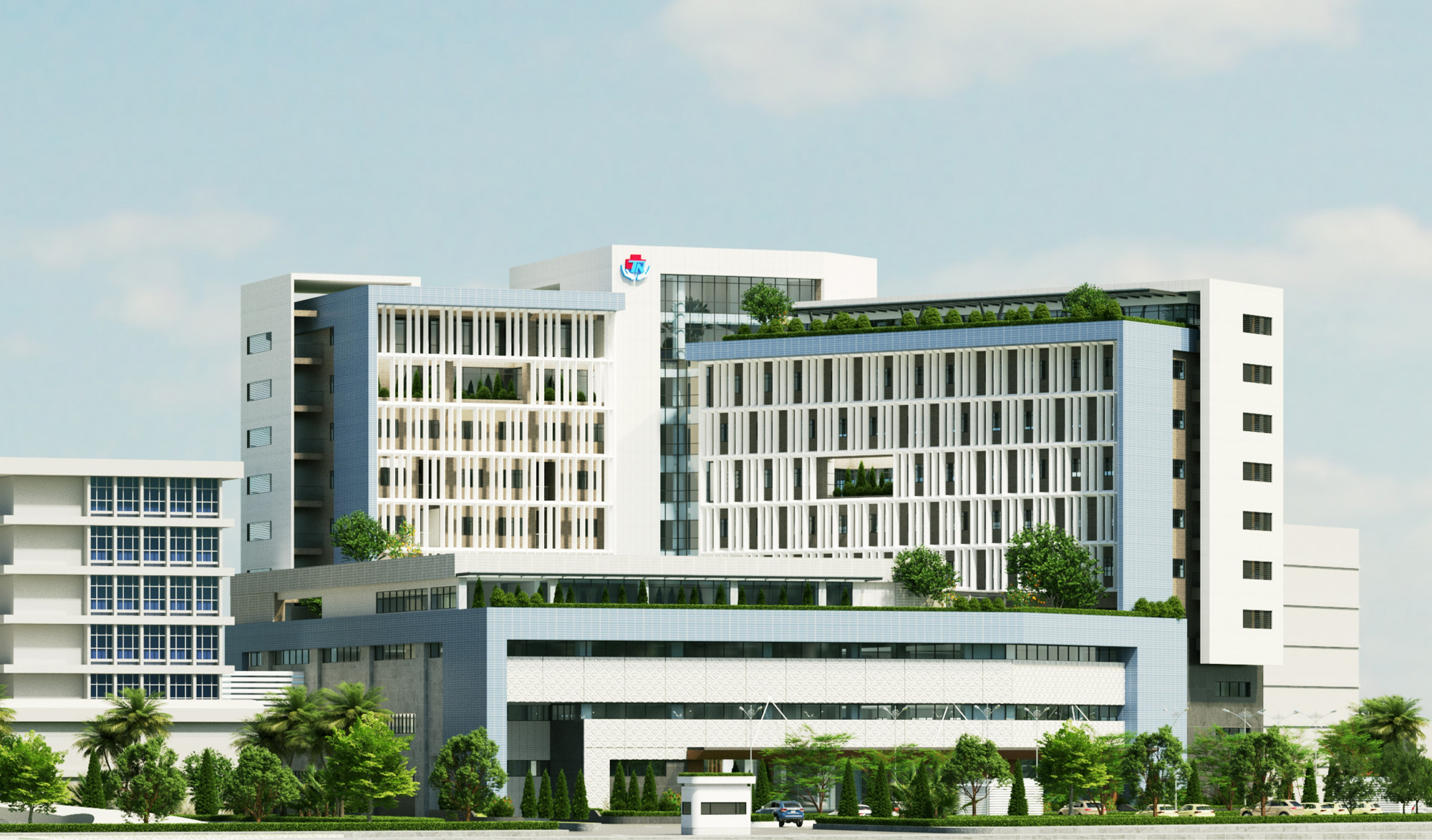 Hình ảnh Trung tâm chăm sóc, khám và điều trị chất lượng cao cho cán bộ sau khi được xây dựng, ảnh BVCC