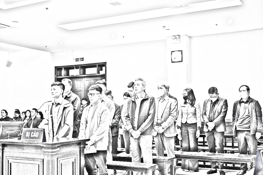 Quanh cảnh phiên tòa - Ảnh: N.A