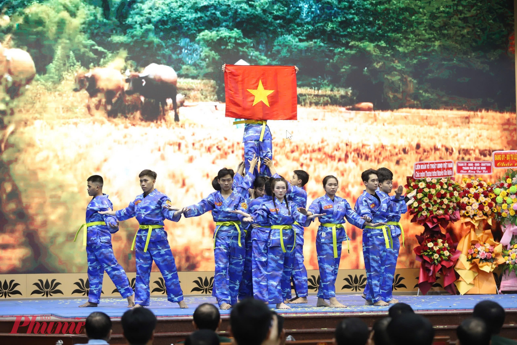 Đại hội Liên đoàn Võ thuật Quân đội nhân dân Việt Nam lần thứ III, nhiệm kỳ 2025-2030 - Ảnh: Thanh Tâm