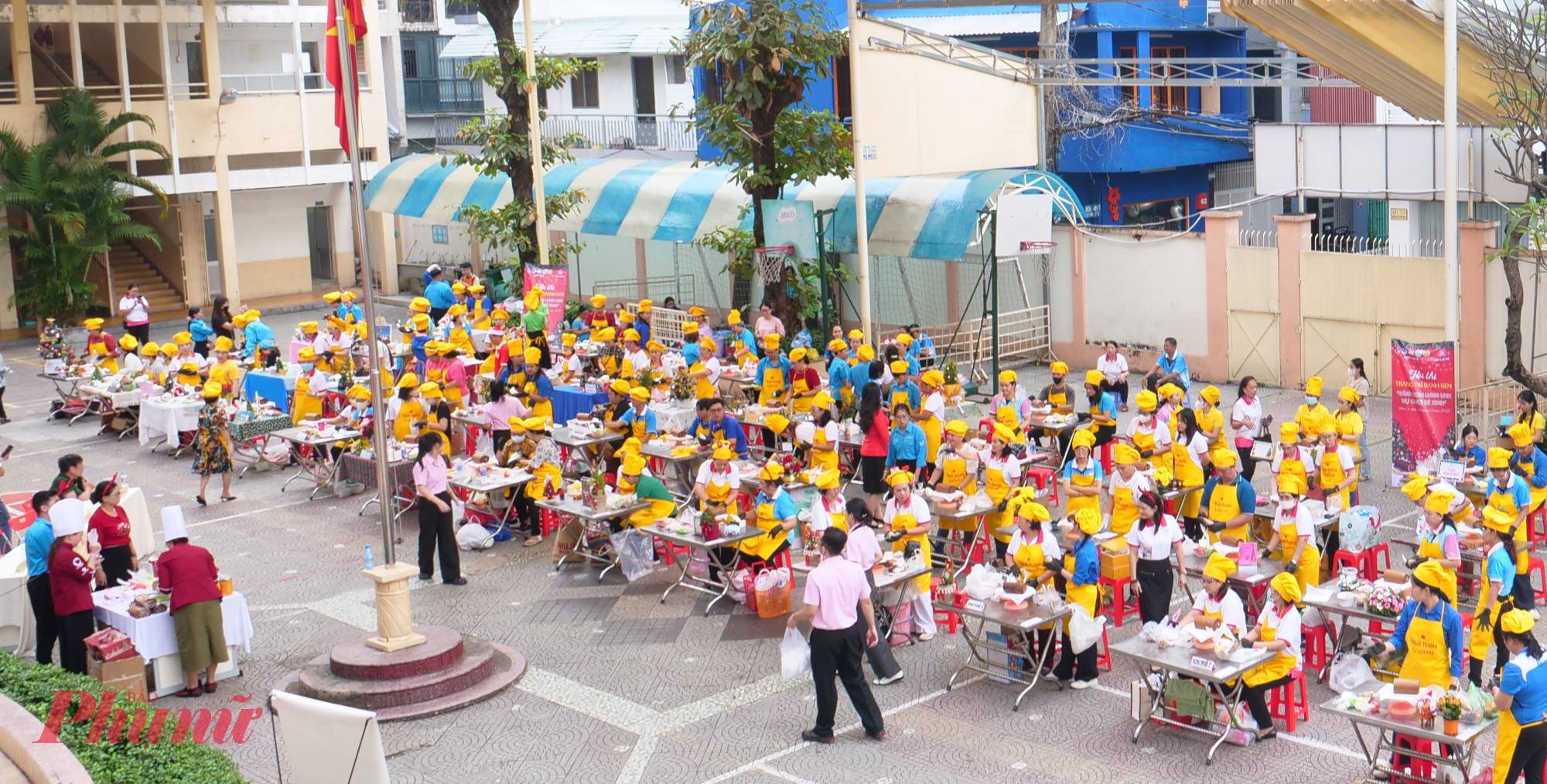 Hội thi có sự tham gia của 49 đến từ các đơn vị công đoàn cơ sở, khu phố