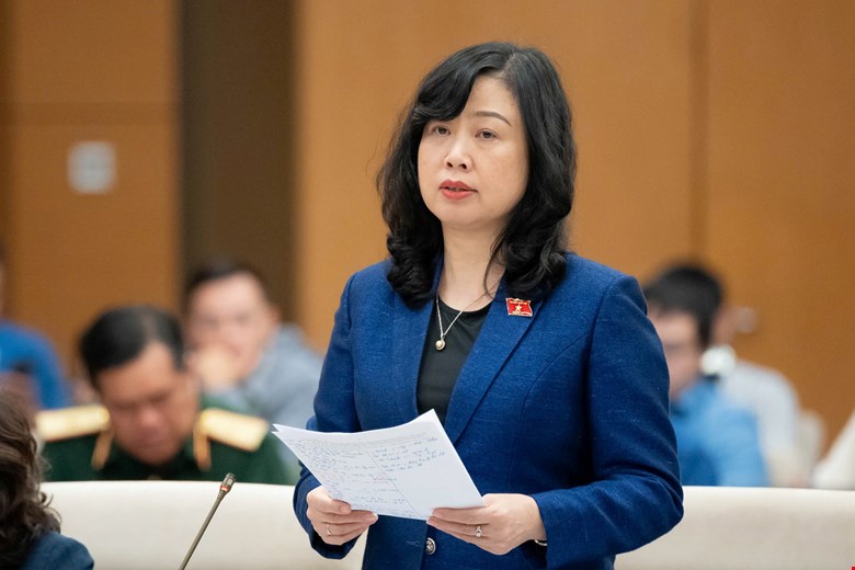 Bộ trưởng Bộ Y tế Đào Hồng Lan - ảnh: QH