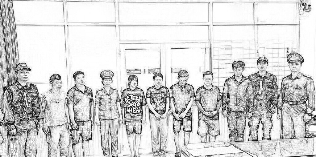 Các đối tượng bị khởi tố. Ảnh: CA