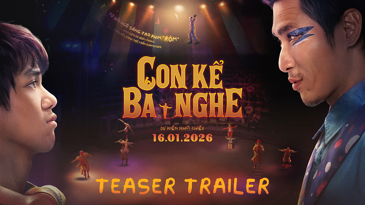 Hạo Khang (trái) và Kiều Minh Tuấn vào vai 2 cha con 