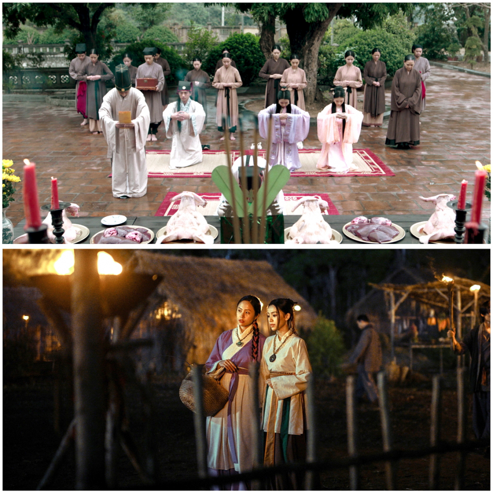 Phim Khế ước bán dâu (trên) và Hoàng tử quỷ (dưới) lần lượt được chuyển thể từ tiểu thuyết Khế ước bán dâu và Lý triều dị truyện - Ảnh do đoàn phim cung cấp