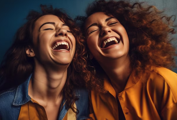 'Hãy cứ cười sảng khoái đi, dù là giả tạo' Hãy tập cười và cười thật to, thật sản khoái. Ảnh: Getty