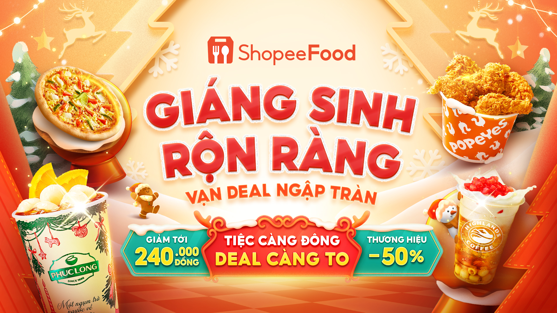 Tận hưởng loạt ưu đãi giảm đến 50% từ các thương hiệu đình đám trong mùa Giáng sinh năm nay