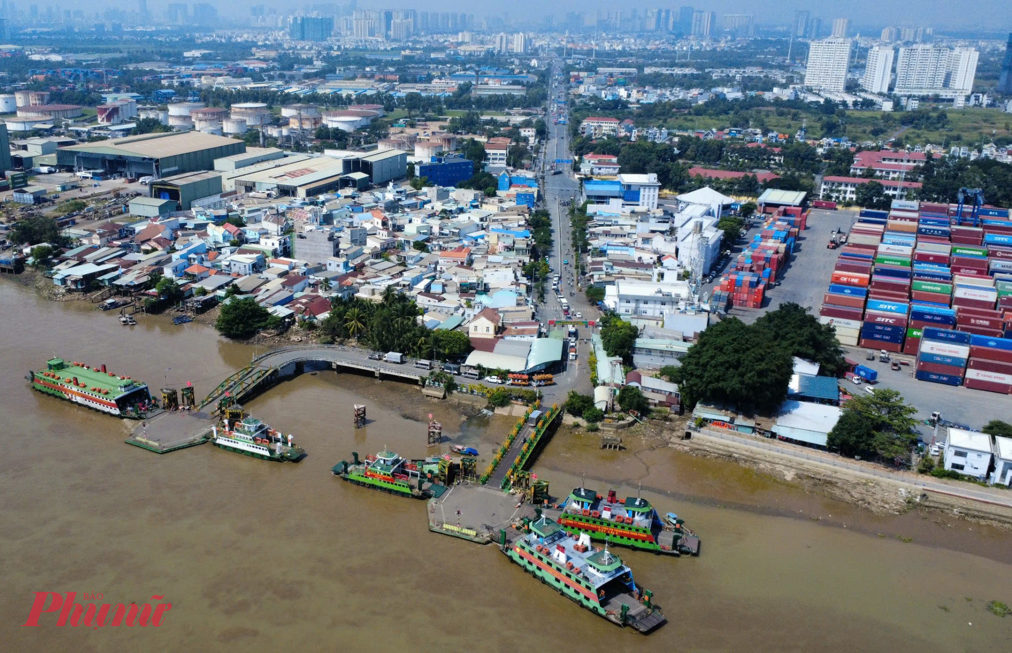 Điểm đầu đường liên cảng sẽ nối với đường Nguyễn Thị Định - Ảnh: Nguyễn Văn