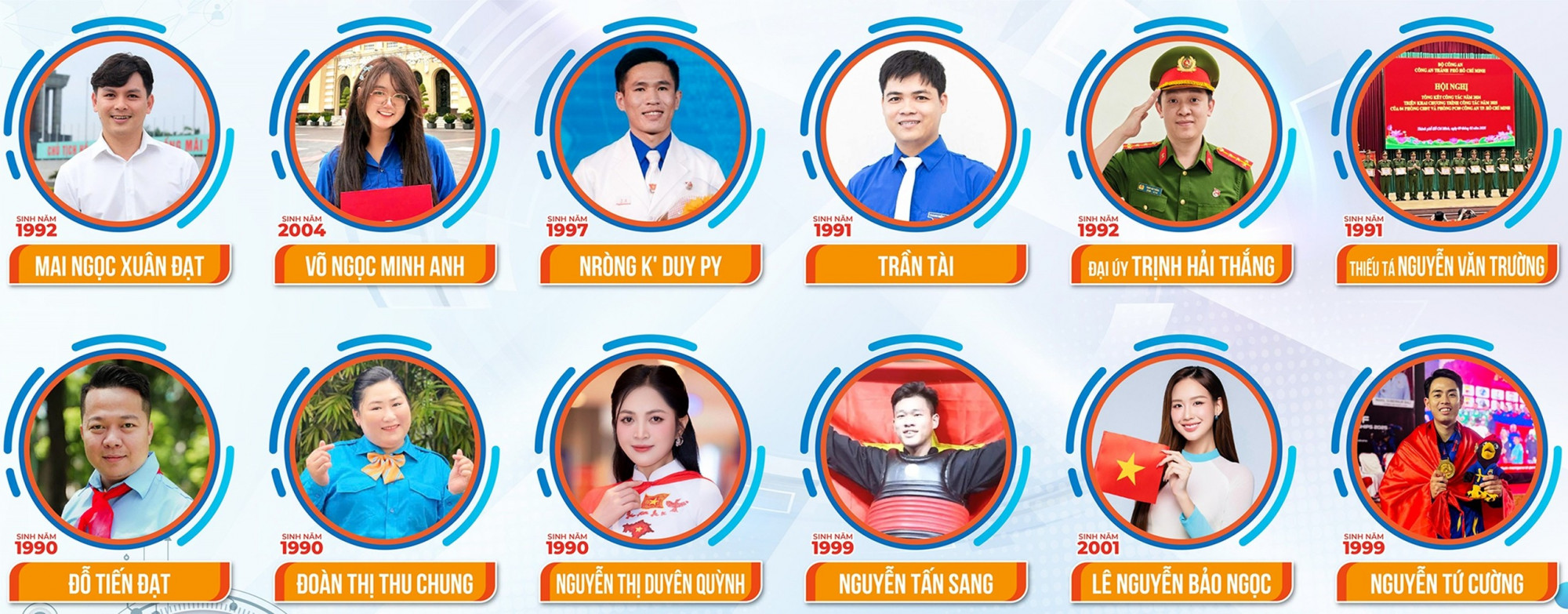 12 cá nhân được vinh danh 