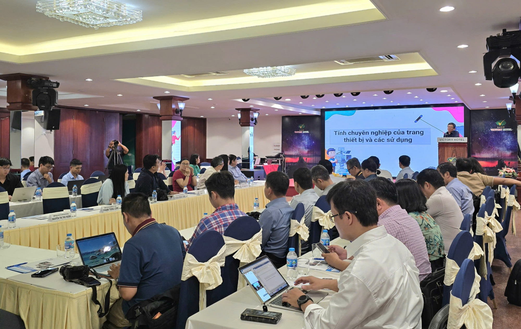 Toàn cảnh tọa đàm Tư duy hình ảnh cho báo chí đa phương tiện trong bối cảnh mới - Ảnh: Diễm Trang