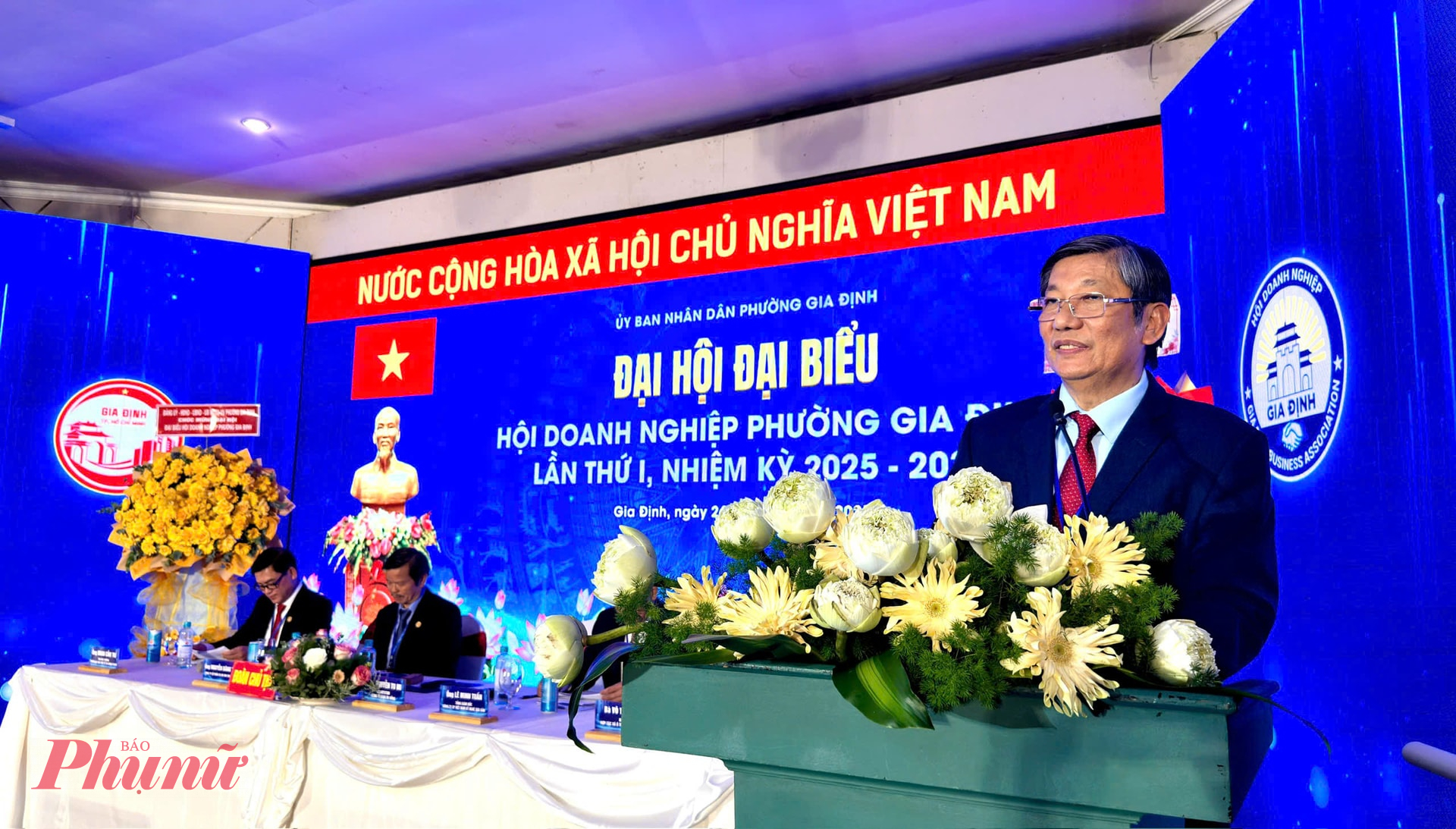 Ông Nguyễn Tu Mi - Tổng Giám đốc Công ty Vàng Mi Hồng đã được tín nhiệm bầu giữ chức Chủ tịch Hội Doanh nghiệp phường Gia Định nhiệm kỳ 2025 - 2030