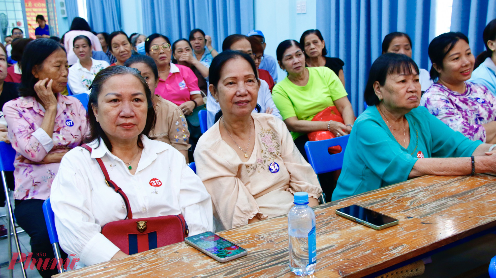 Đông đảo hội viên phụ nữ, đoàn viên, thanh niên tham dự chương trình