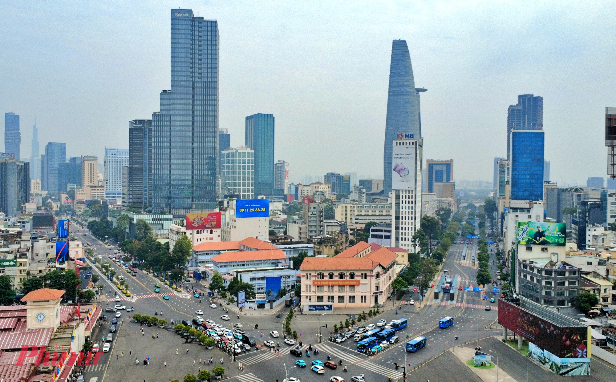 Khu trung tâm TPHCM - Ảnh: Nguyễn Văn