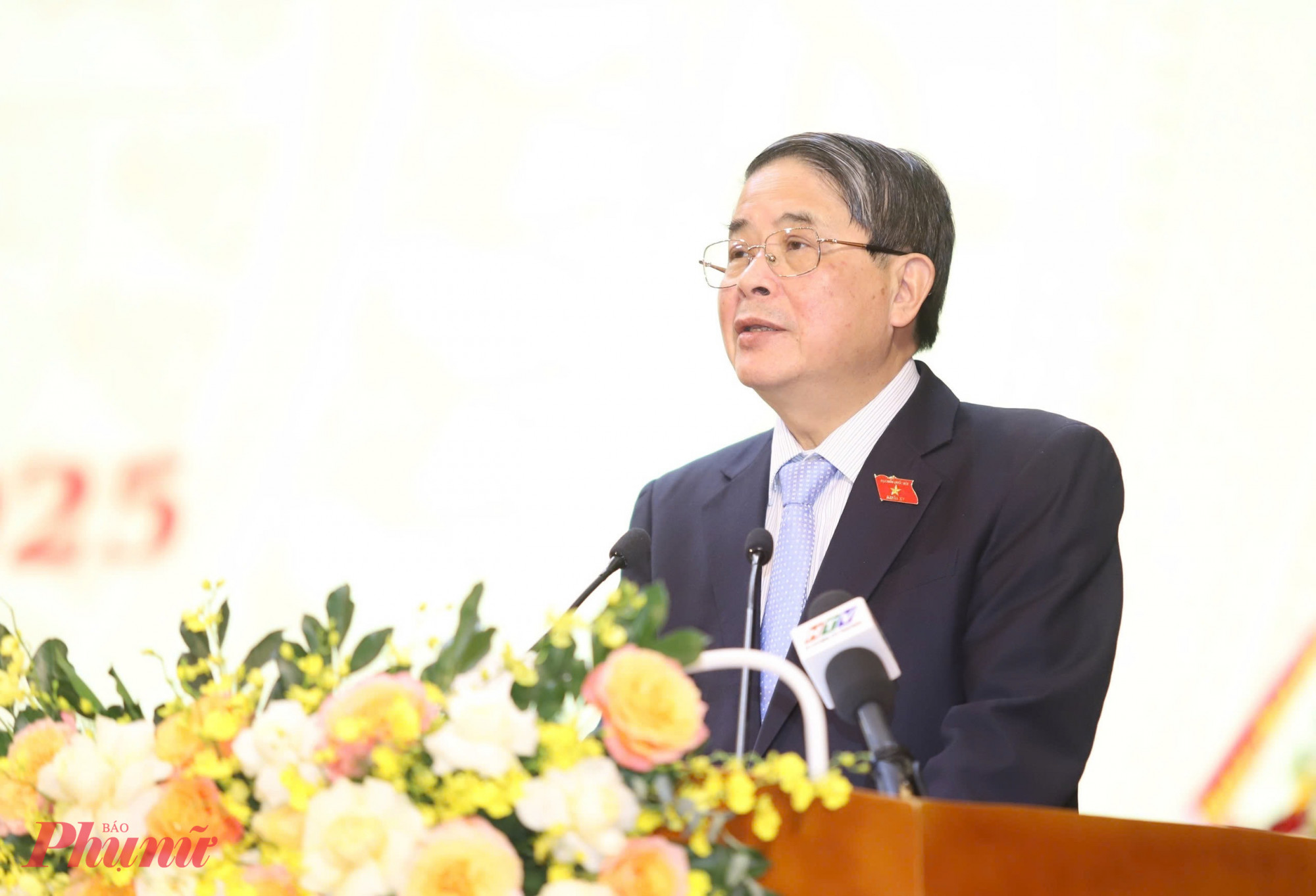 Phó chủ tịch Quốc hội Nguyễn Đức Hải phát biểu chỉ đạo tại hội nghị - Ảnh: Thanh Tâm