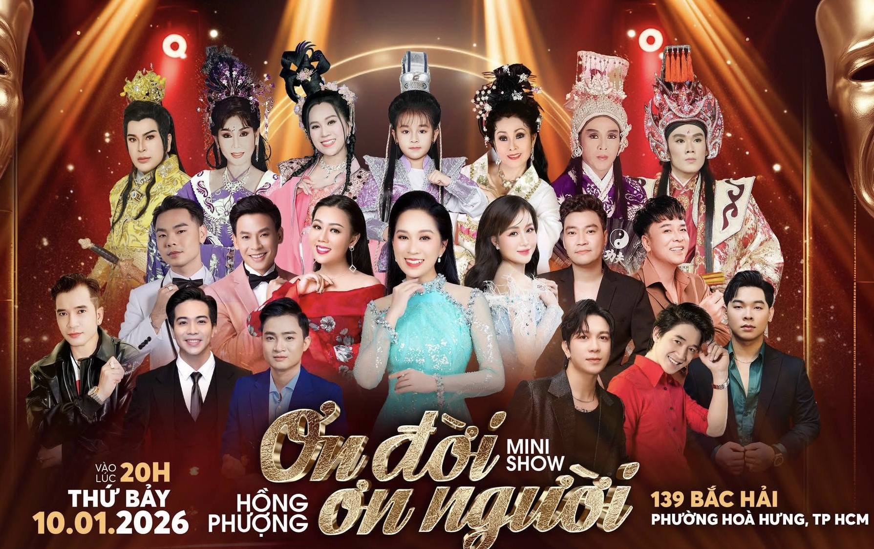 Các nghệ sĩ tham gia show của Hồng Phượng