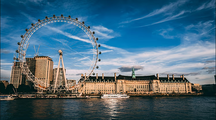Vòng quay London Eye - Ảnh: Chait Goli/Pexels