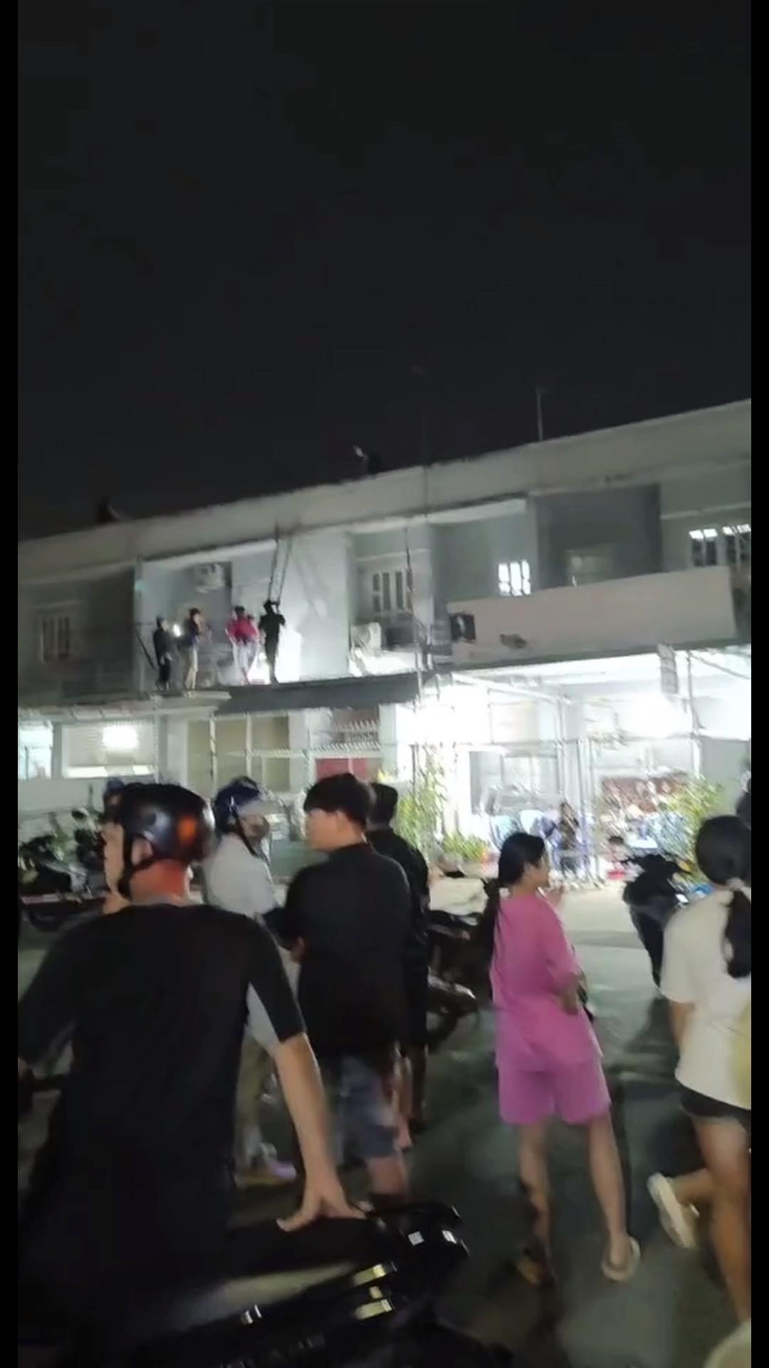 Hiện trường vụ án mạng. Ảnh: A.X.