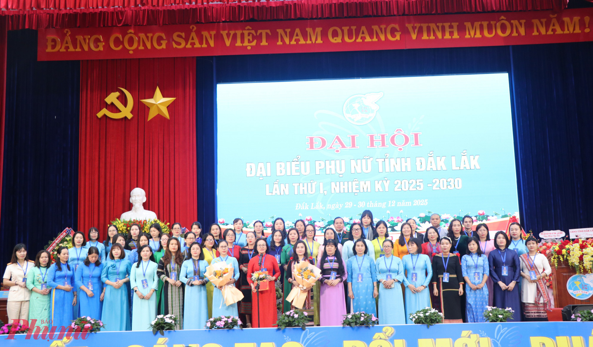 Ban Chấp hành Hội LHPN tỉnh Đắk Lắk nhiệm kỳ 2025-2030 ra mắt đại hội