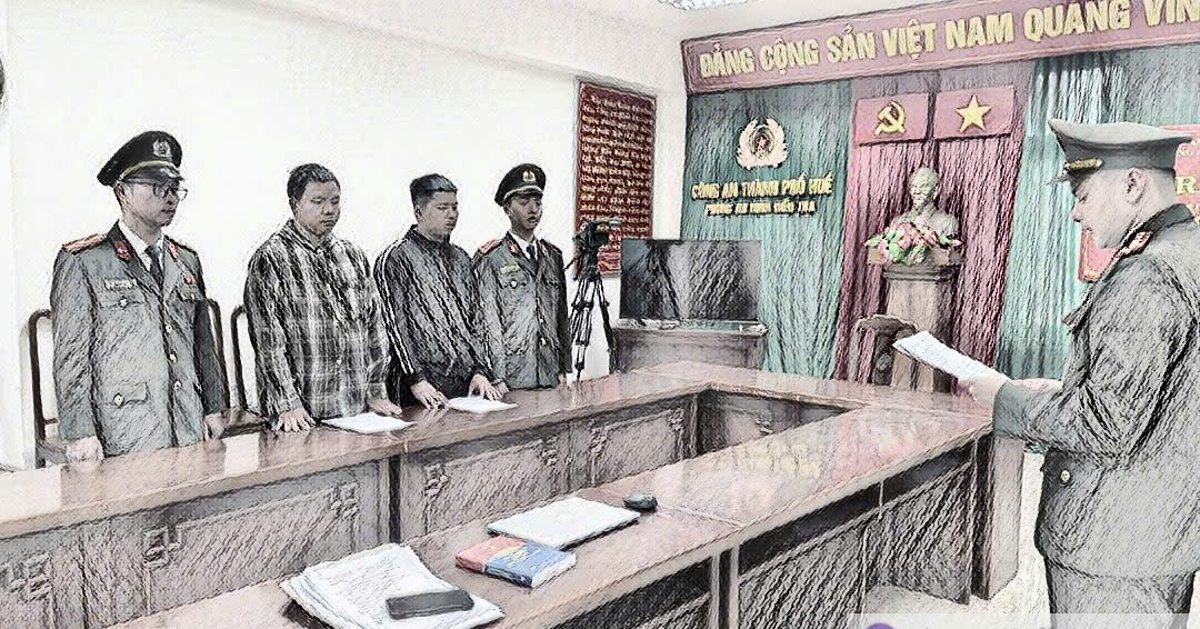 Cơ quan chức năng đọc quyết định khởi tố, bắt tạm giam đối tượng Nguyên