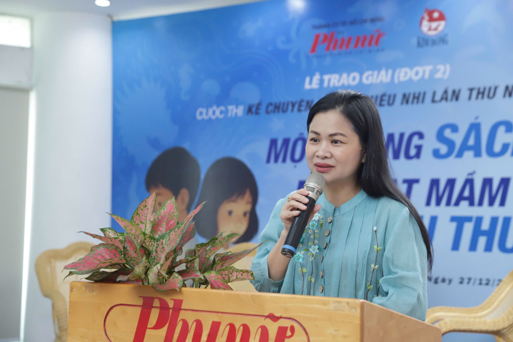 Bà Phạm Thị Vân Anh - Phó tổng biên tập Báo Phụ nữ TPHCM. Ảnh: Phùng Huy