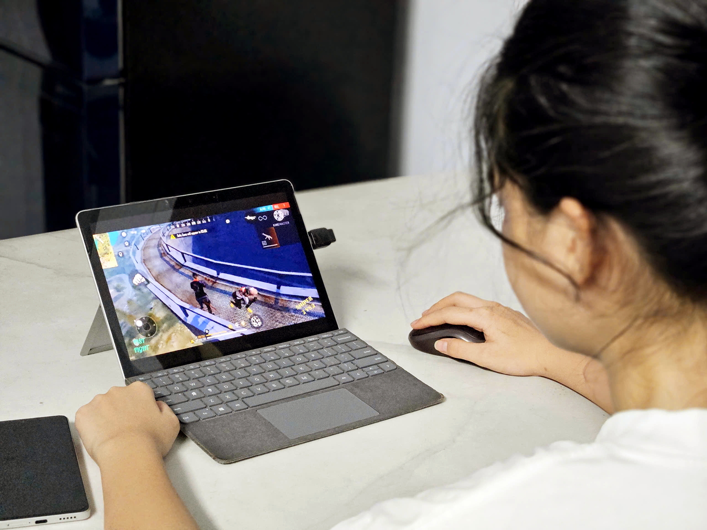 Chị N.N.T. (phường Thạnh Mỹ Tây, TPHCM) từng có thời gian dài khủng hoảng tâm lý khi bé N.N.B. (ảnh) mê game - Ảnh do nhân vật cung cấp