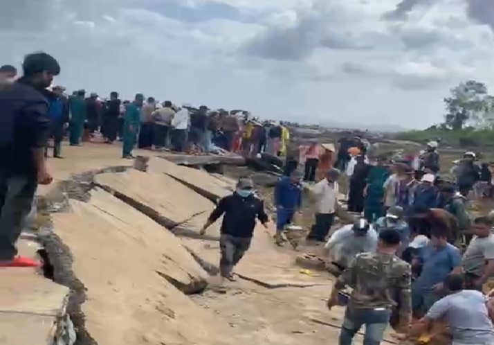 Cơ quan chức năng đang tiếp tục điều tra, làm rõ nguyên nhân vụ việc - ảnh: M.N.