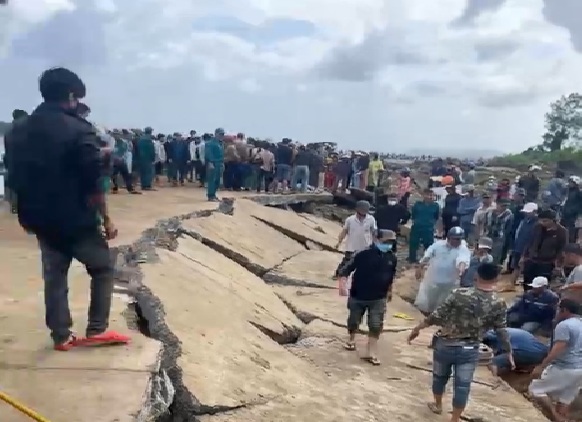 Hiện trường xảy ra vụ việc - ảnh: M.N.