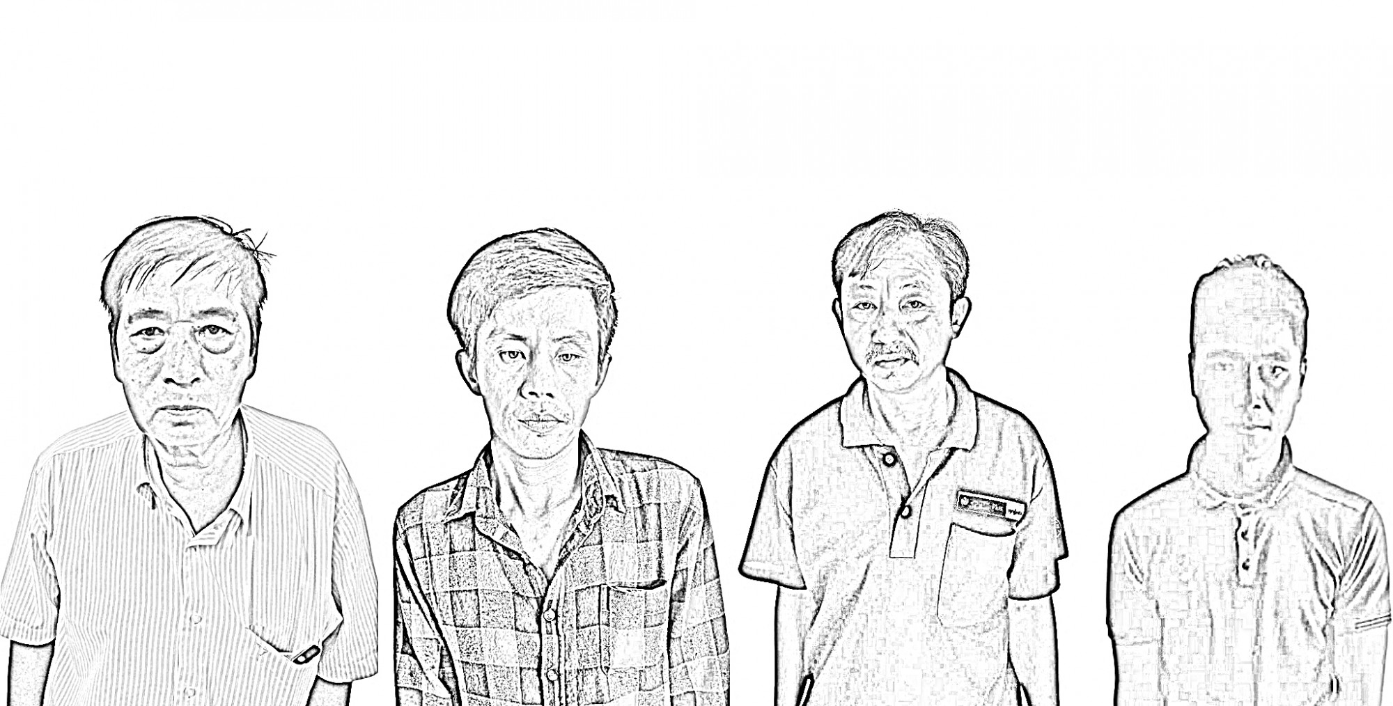 Các đối tượng bị khởi tố bắt tạm giam - Ảnh CACC