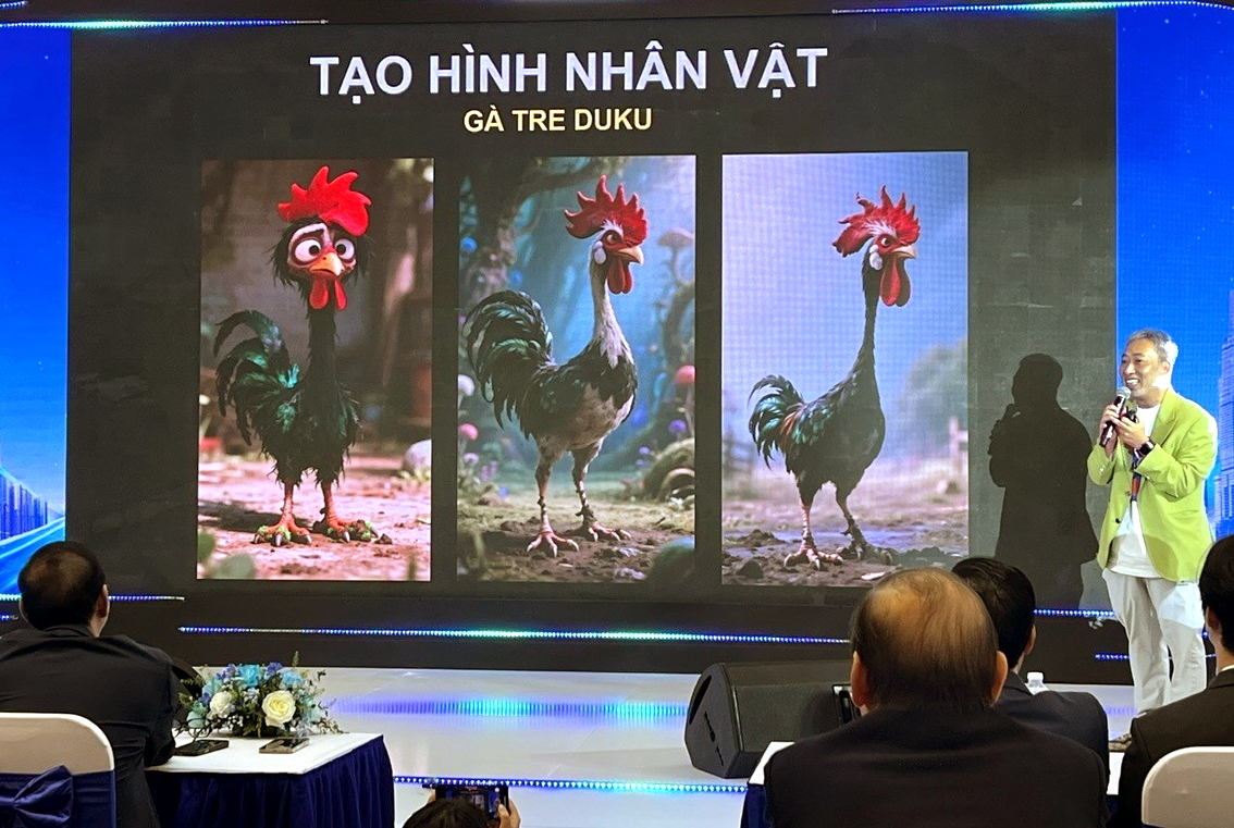 Đạo diễn Nguyễn Quang Dũng giới thiệu dự án phim hoạt hình ngắn có dùng AI