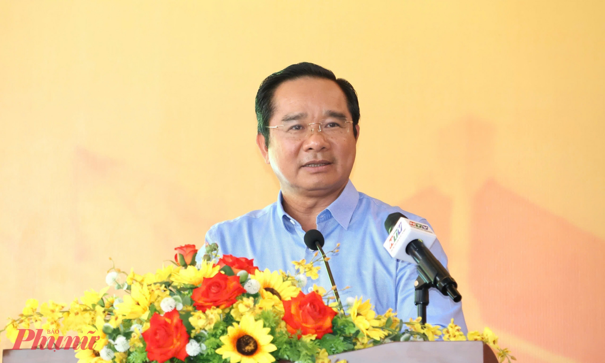 Ông Nguyễn Văn Được - Chủ tịch UBND TPHCM phát biểu chỉ đạo tại hội nghị - Ảnh: Thanh Tâm