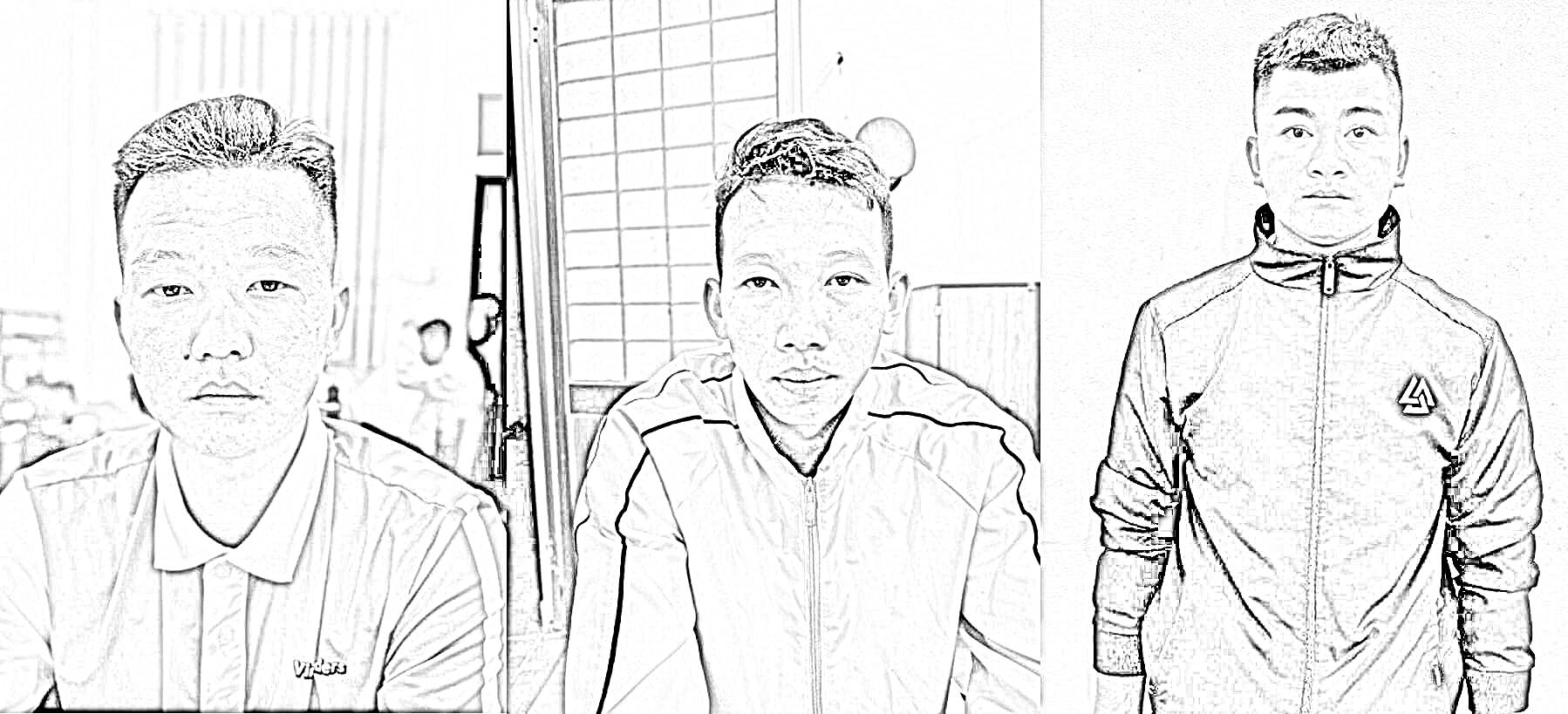 Các đối tượng bị khởi tố bắt giam - Ảnh CACC