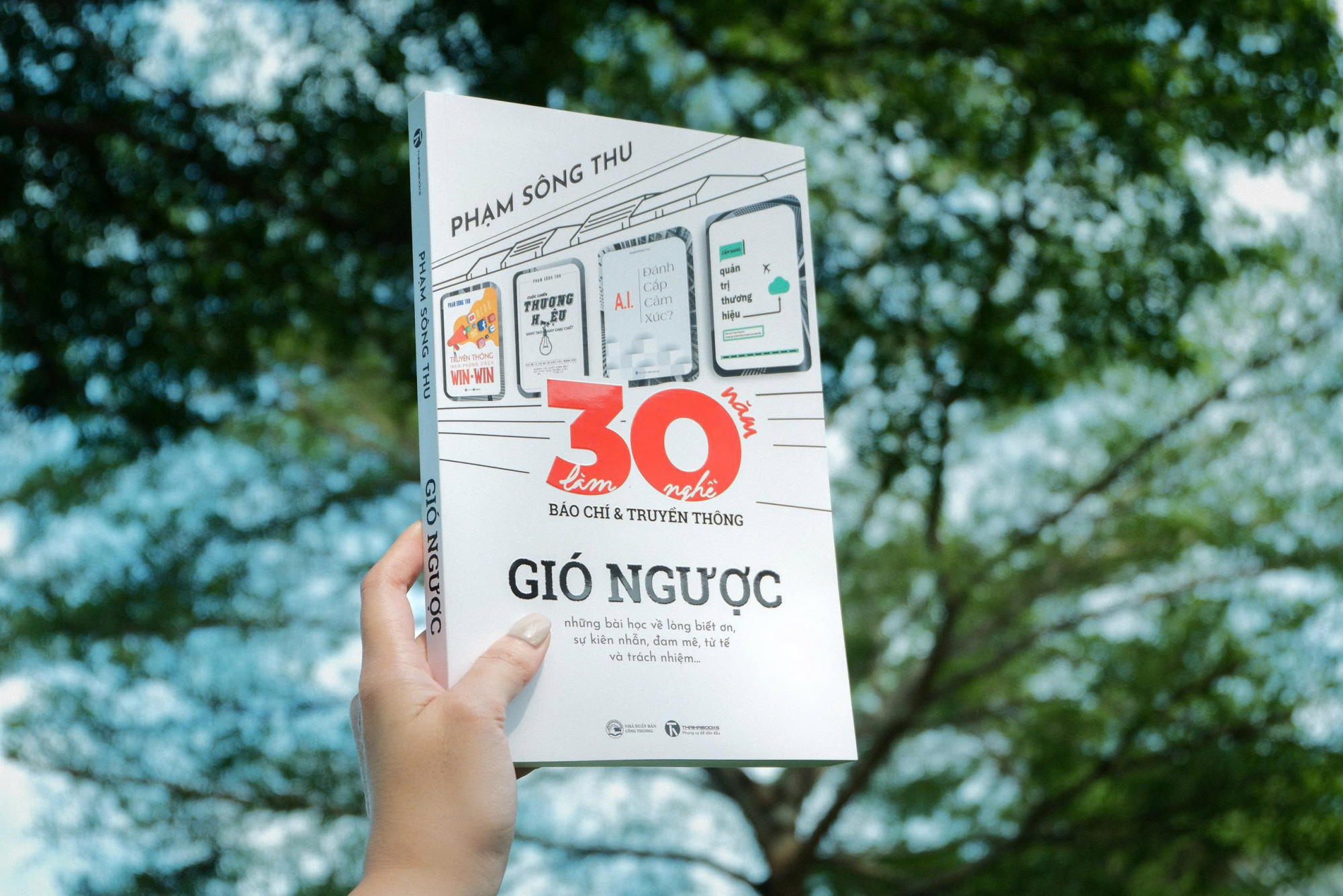 Gió ngược ghi dấu tựa sách thứ năm được phát hành của tác giả Phạm Sông Thu.