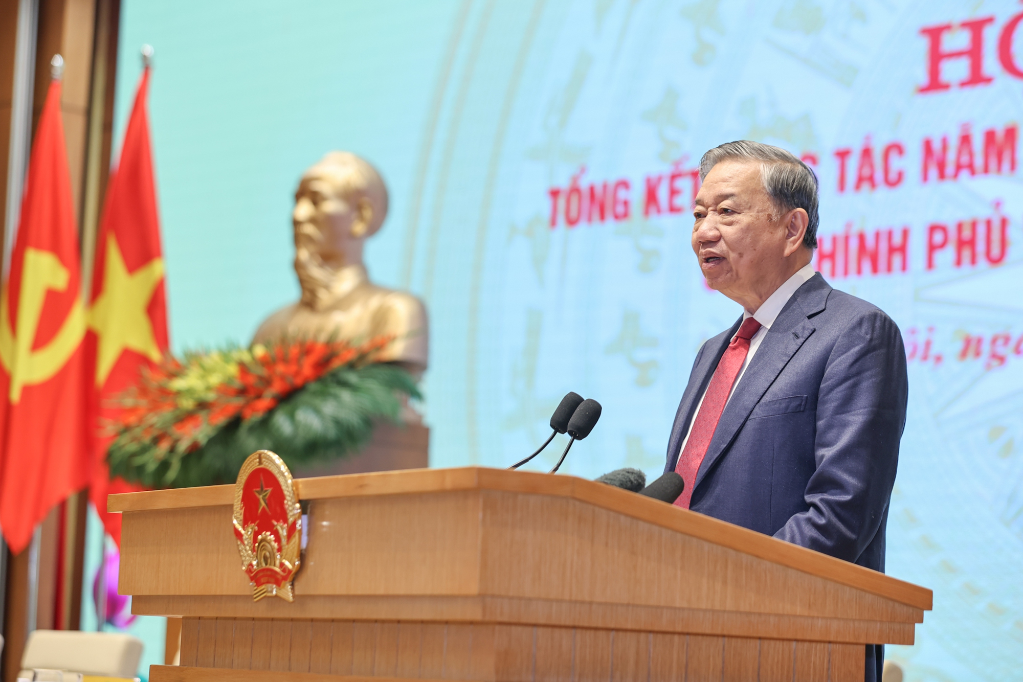 Tổng Bí thư Tô Lâm định hướng 7 nhiệm vụ trọng tâm trong thời gian tới - Ảnh VGP/Nhật Bắc