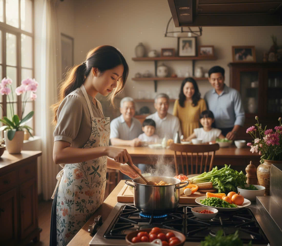 Làm vợ con trai trưởng có gì vui...