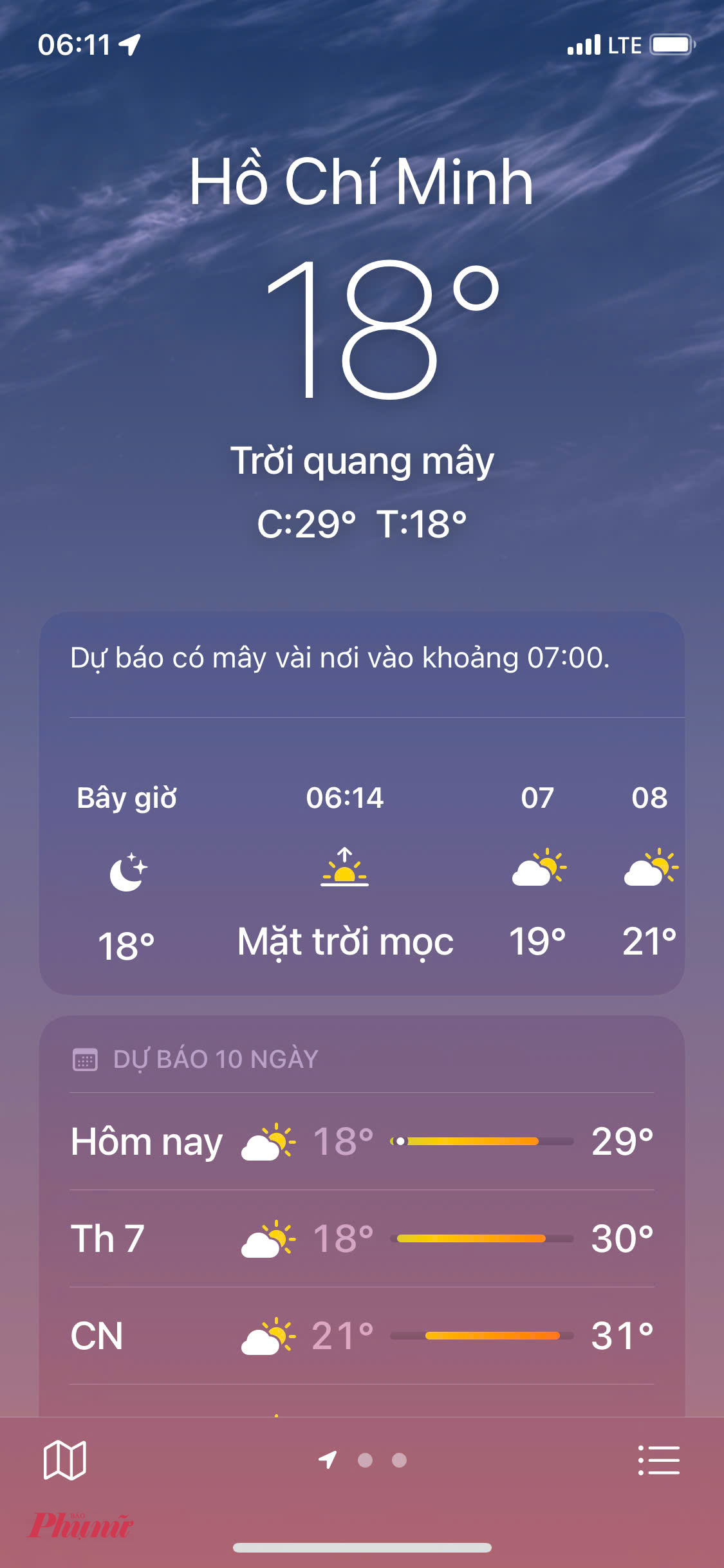 Nhiệt độ xuống thấp nhất trong nhiều năm trở lại đây ở TPHCM