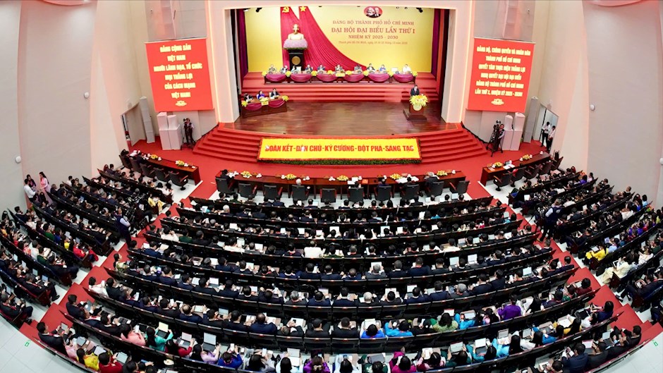 Đại hội Đảng bộ TPHCM lần thứ nhất được tổ chức thành công 