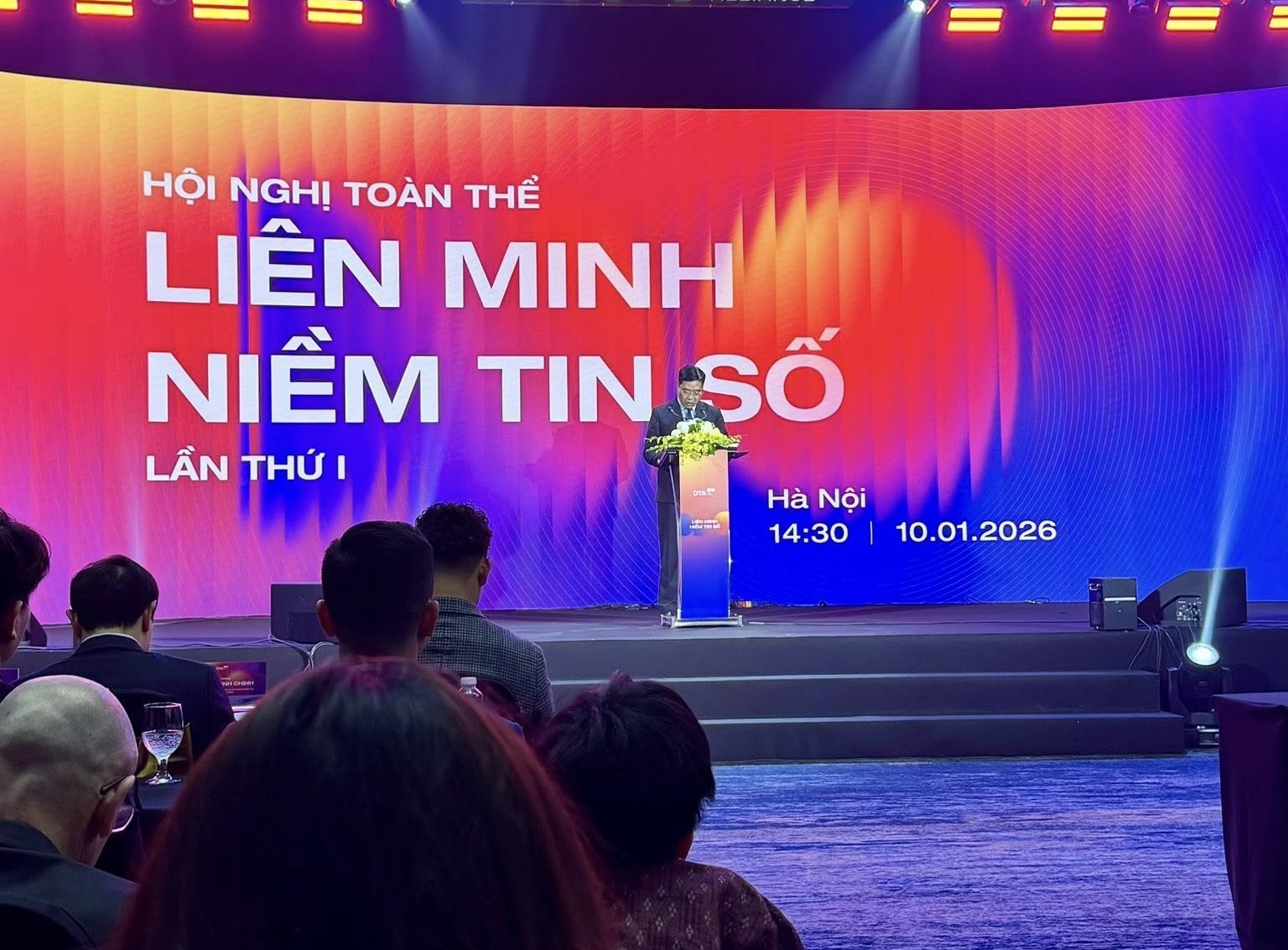 Quang cảnh Hội nghị toàn thể lần thứ Nhất của Liên minh Niềm tin Số. Ảnh: Vũ Hiếu