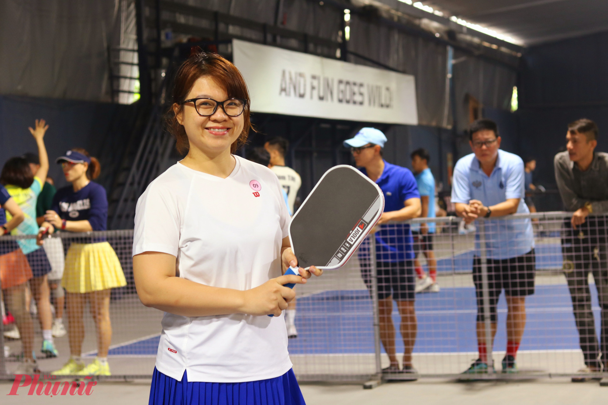 Khoảnh khắc rạng rỡ trên sân đấu pickleball - Ảnh: Mẫn Nhi