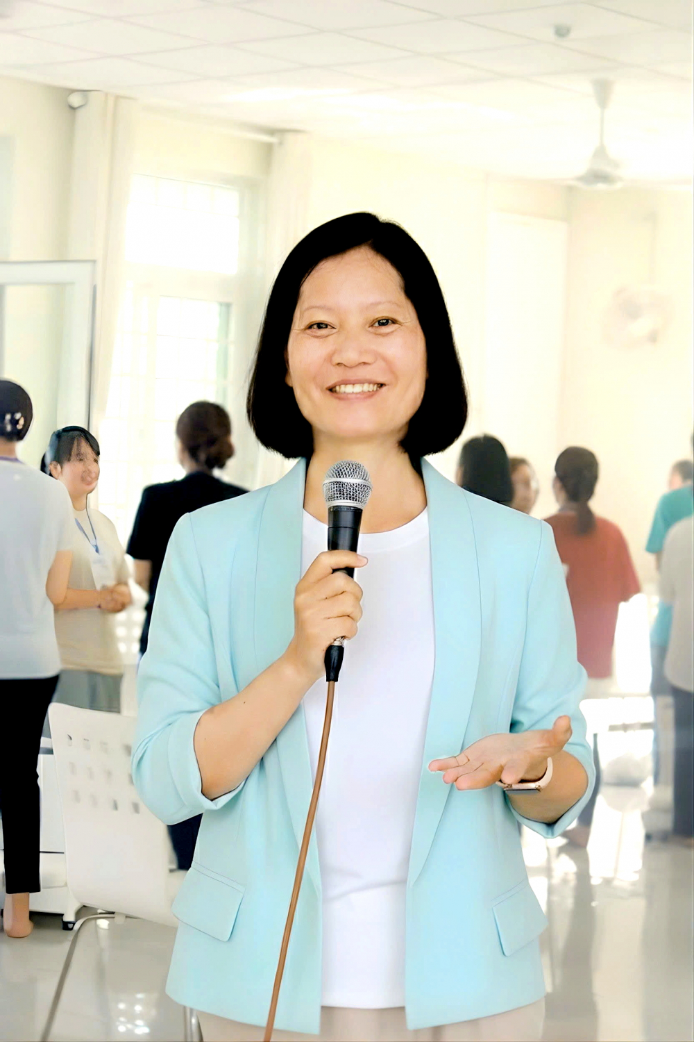 Bà Phạm Thị Sen - Giám đốc Trung tâm Inner Space - Ảnh do nhân vật cung cấp