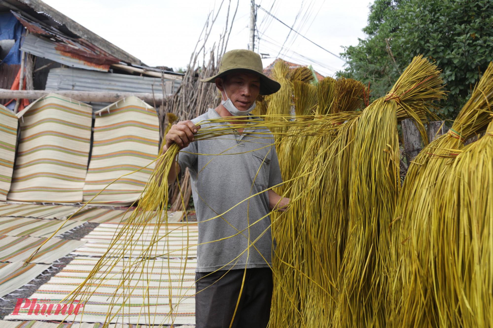 Làng chiếu cói Phú Tân đã tồn tại hàng trăm năm nay
