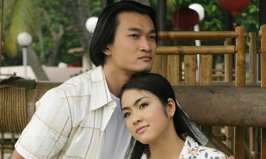 Diễn viên Trương Minh Quốc Thái và Tăng Thanh Hà trong phim Hương phù sa