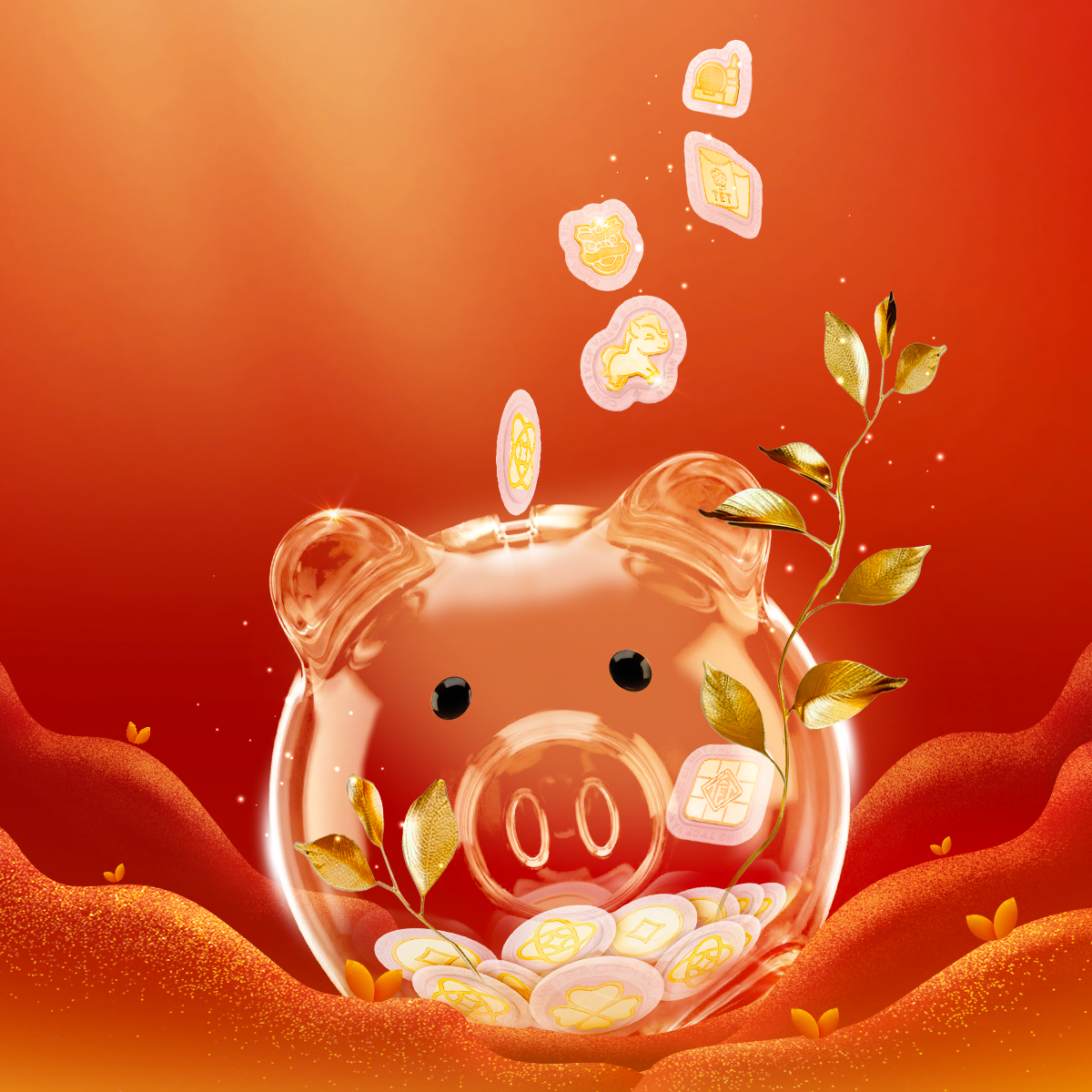 Vàng mini Tiểu Lộc Đại Phát mở ra trải nghiệm tích lũy, sưu tầm mới lạ và ý nghĩa cho năm mới - Ảnh: PNJ