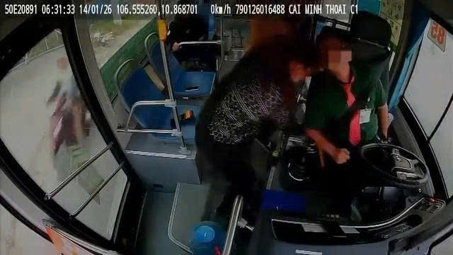 Ảnh cắt từ clip vụ việc.