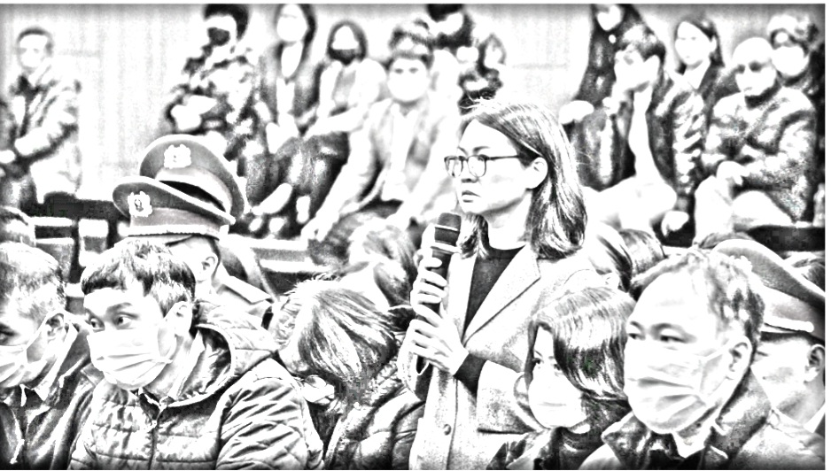 Bị cáo Trần Việt Nga tại tòa - Ảnh: N.A